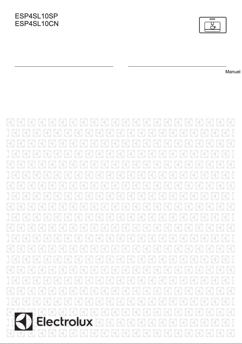 Page 1 de la notice Manuel utilisateur Electrolux ESP4SL10SP