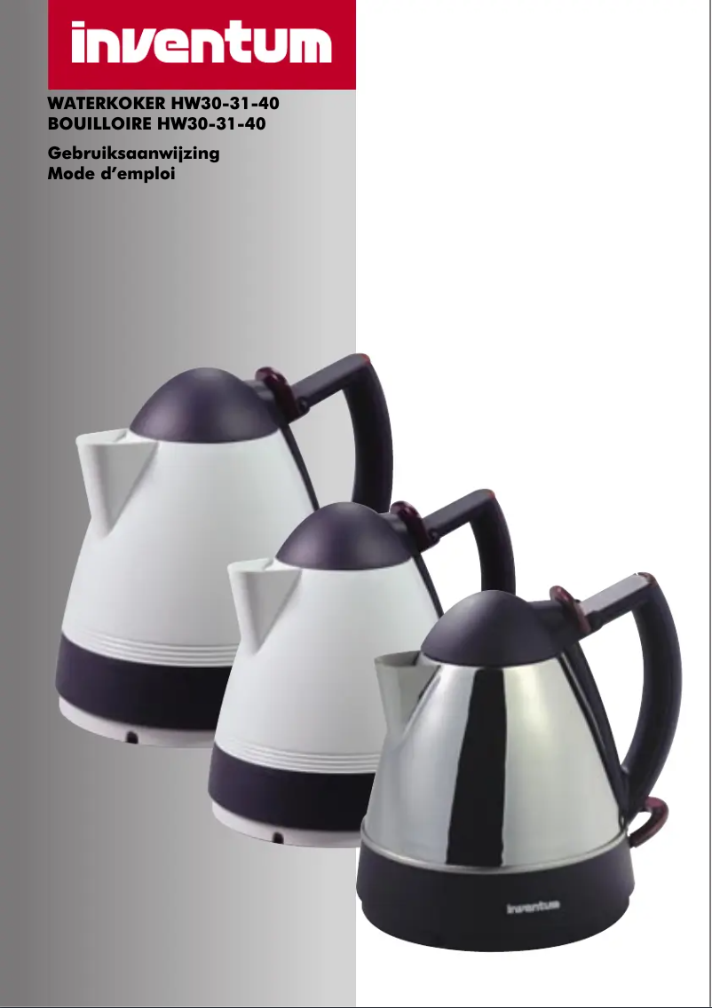 Page 1 de la notice Manuel utilisateur Inventum HW31