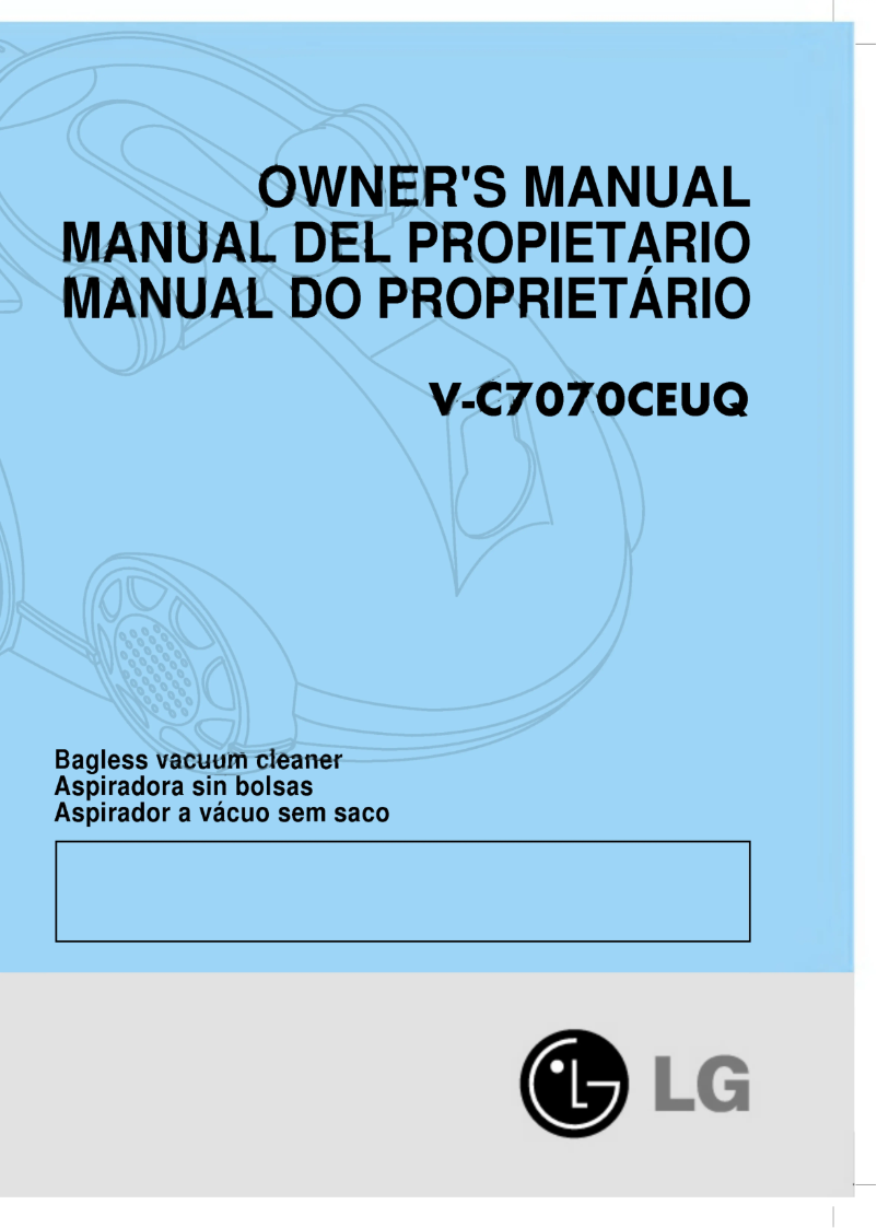 Page 1 de la notice Manuel utilisateur LG V-C7070CEUQ
