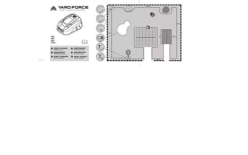 Page 1 de la notice Manuel utilisateur Yard Force X100i