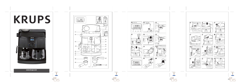 Page 1 de la notice Manuel utilisateur Krups XP1530