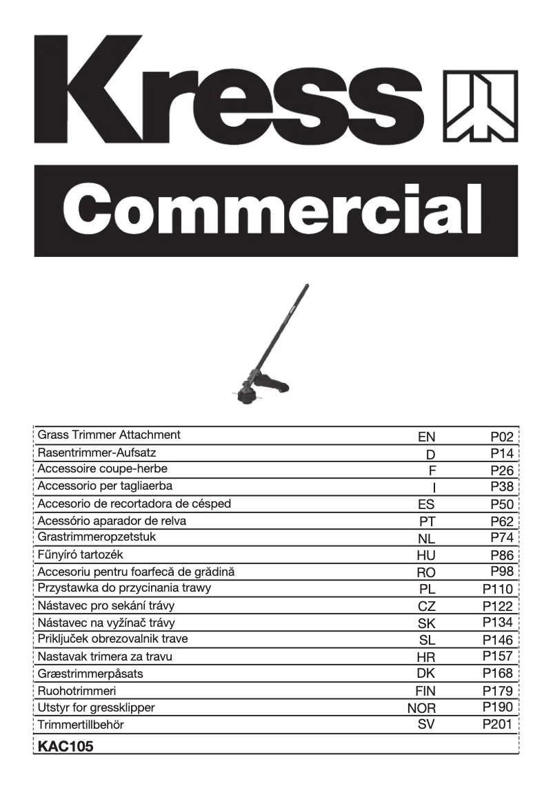 Page 1 of the manual User Manual Kress KAC105