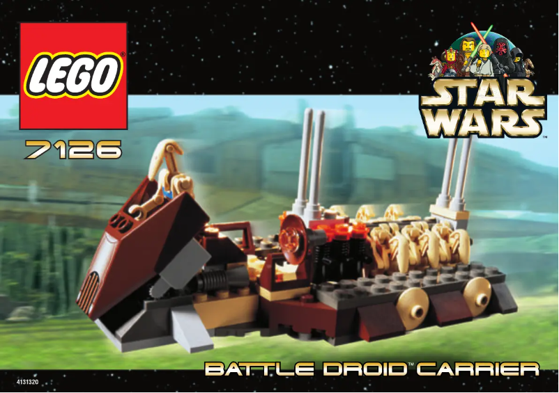 Page 1 de la notice Manuel utilisateur Lego Battle Droid (TM)Carrier