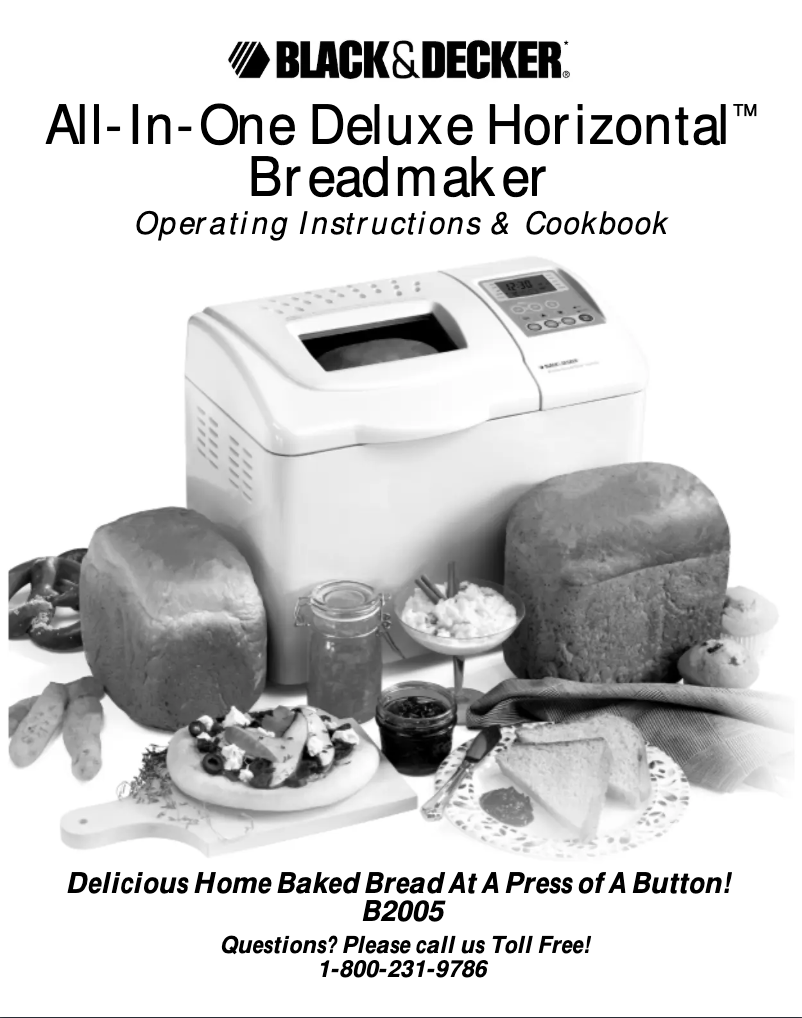 Page 1 de la notice Manuel utilisateur Black & Decker B2005