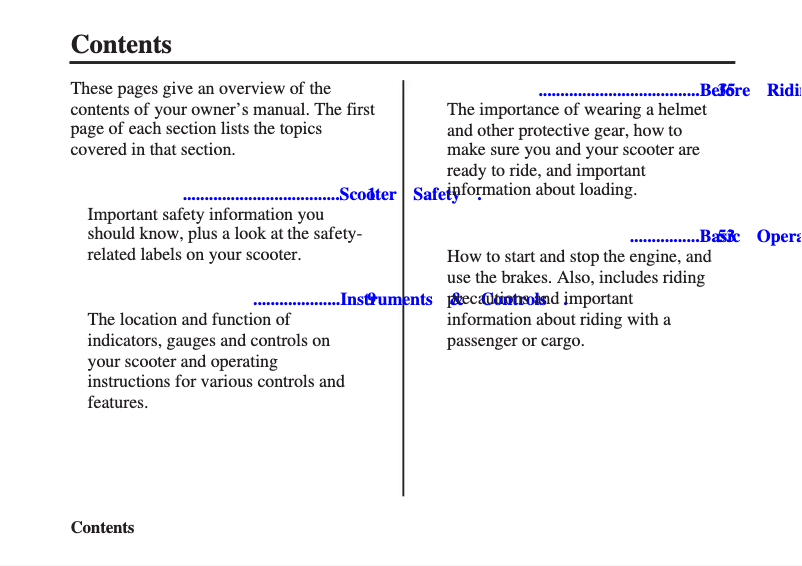 Page 1 de la notice Manuel utilisateur Honda Abs Wing (2010)