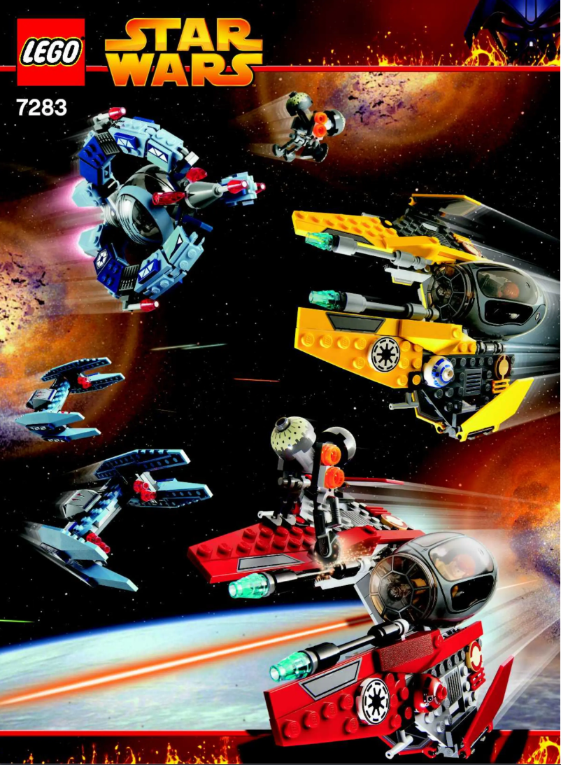 Page 1 de la notice Manuel utilisateur Lego Star Wars 7283