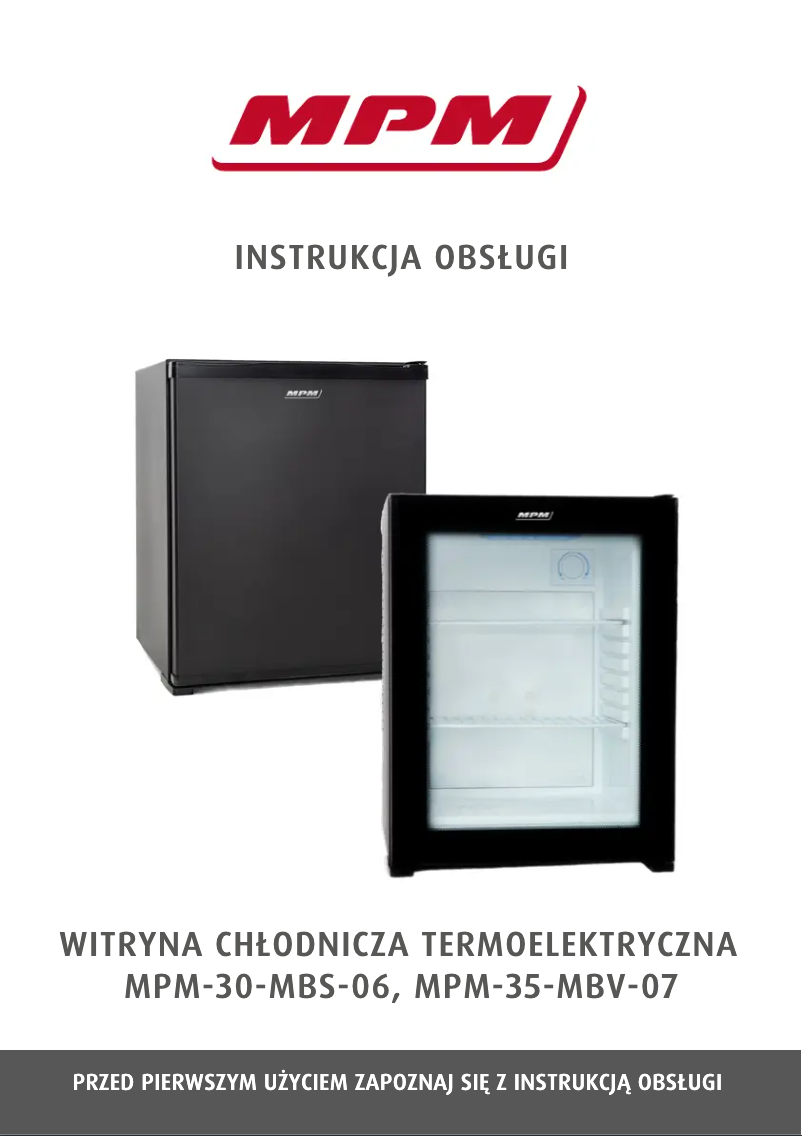 Page 1 de la notice Manuel utilisateur MPM MPM-35-MBV-07
