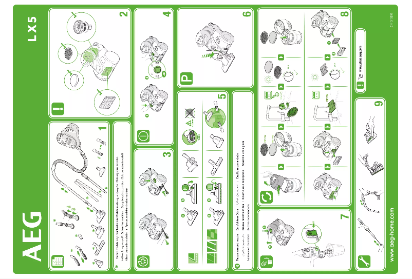 Página 1 del manual Manual de usuario AEG LX5-2-2MG