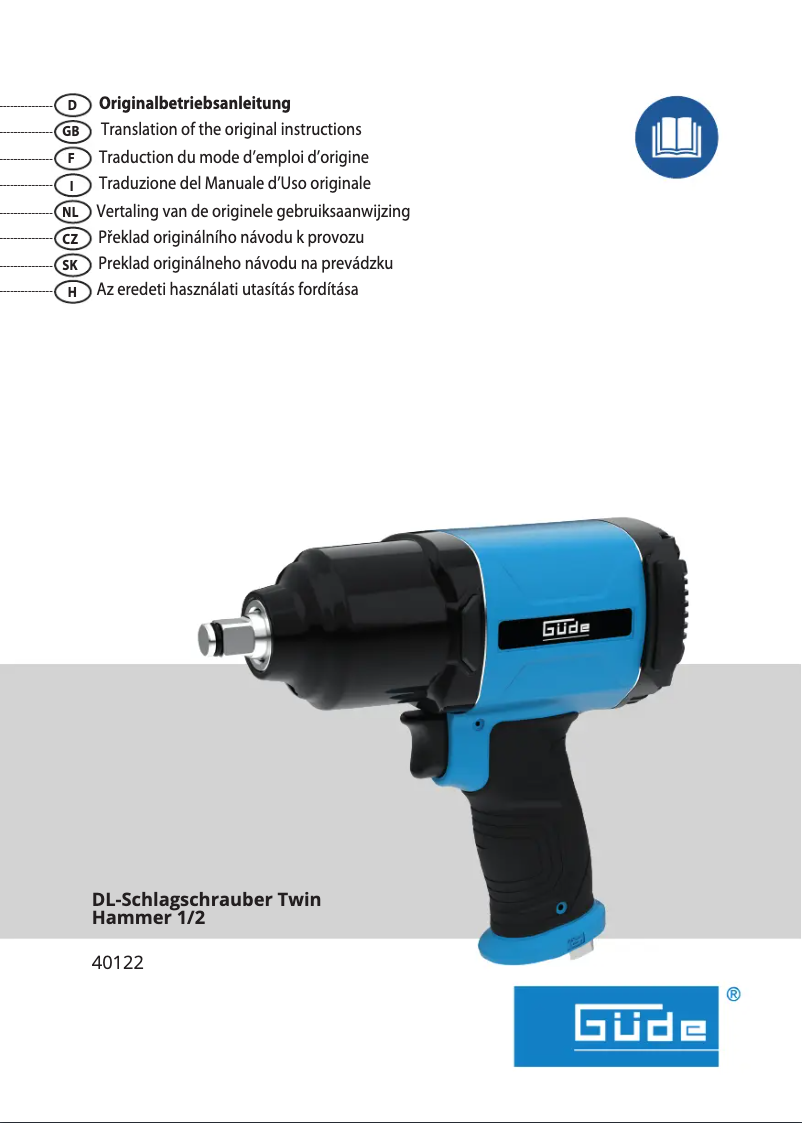 Page 1 de la notice Manuel utilisateur Güde DL Twin Hammer 1/2