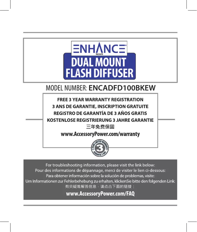 Page 1 de la notice Manuel utilisateur Accessory Power ENCADFD100BKEW