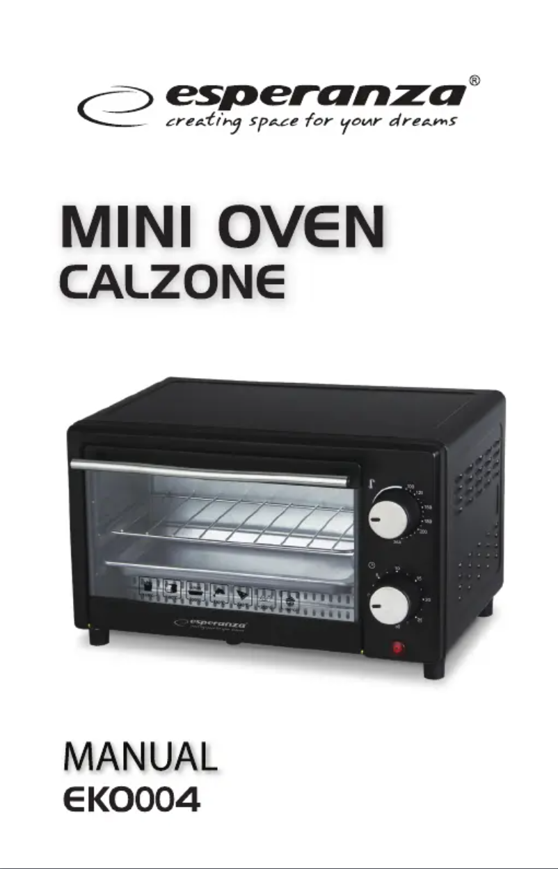 Page 1 de la notice Manuel utilisateur Esperanza Calzone EKO004