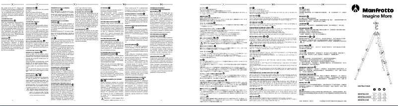 Page 1 de la notice Manuel utilisateur Manfrotto BeFree