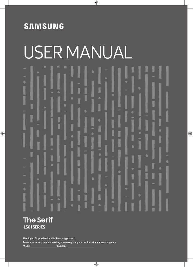 Página 1 del manual Manual de usuario Samsung Serif QE43LS01R QLED