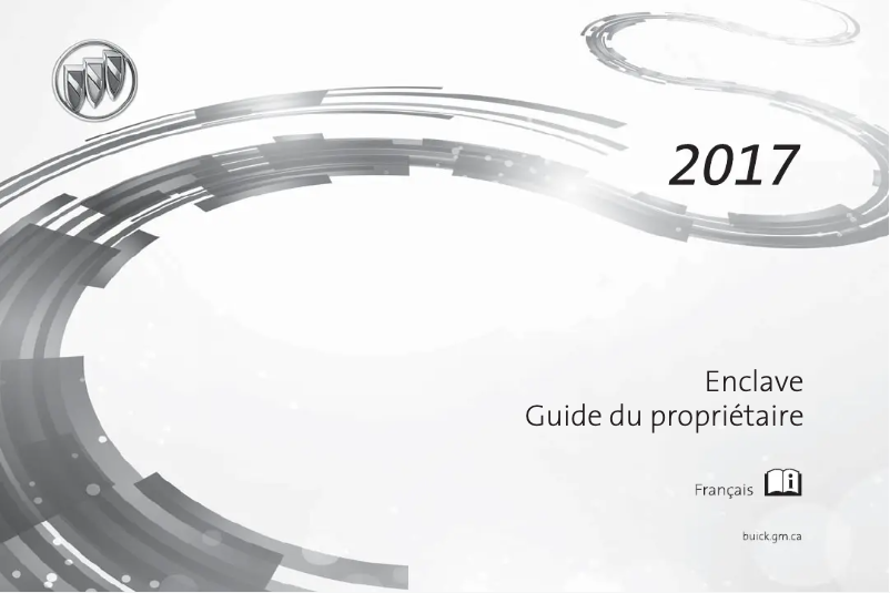 Page 1 de la notice Manuel utilisateur Buick Enclave (2017)