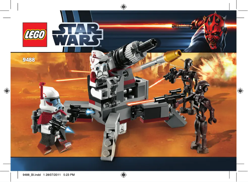 Page 1 of the manual User Manual Lego Star Wars 9488