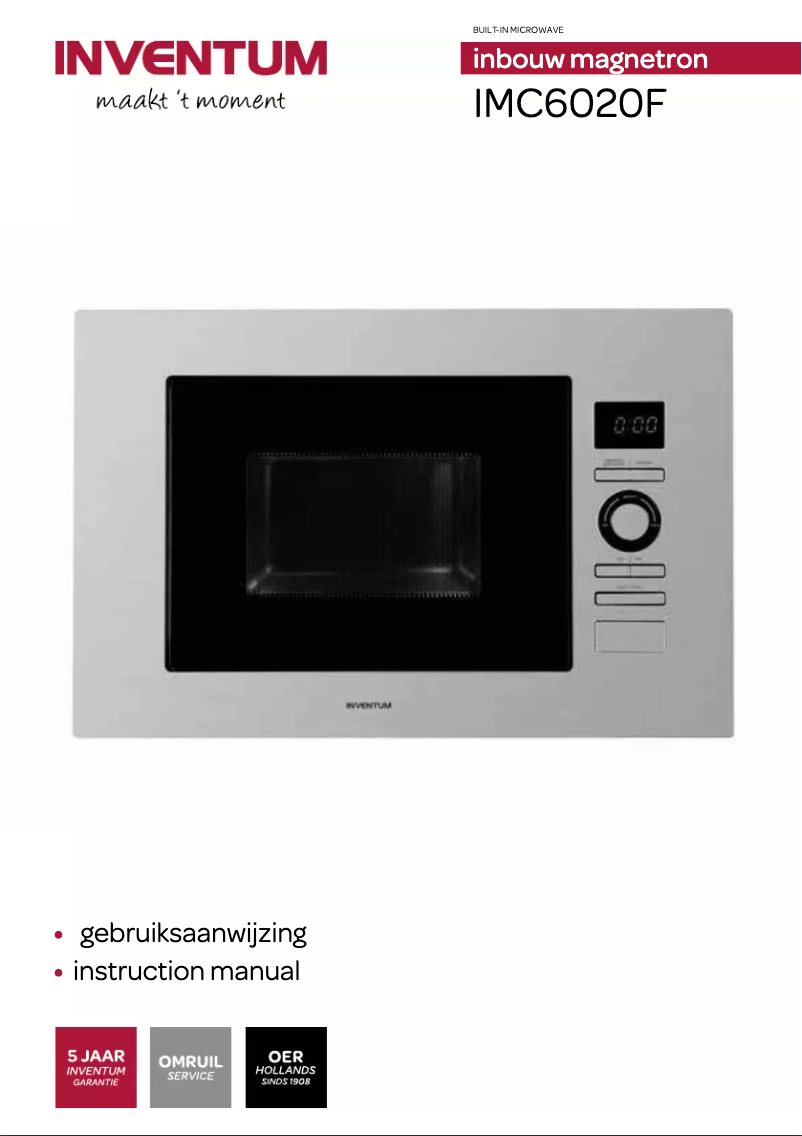 Página 1 del manual Manual de usuario Inventum IMC6020F