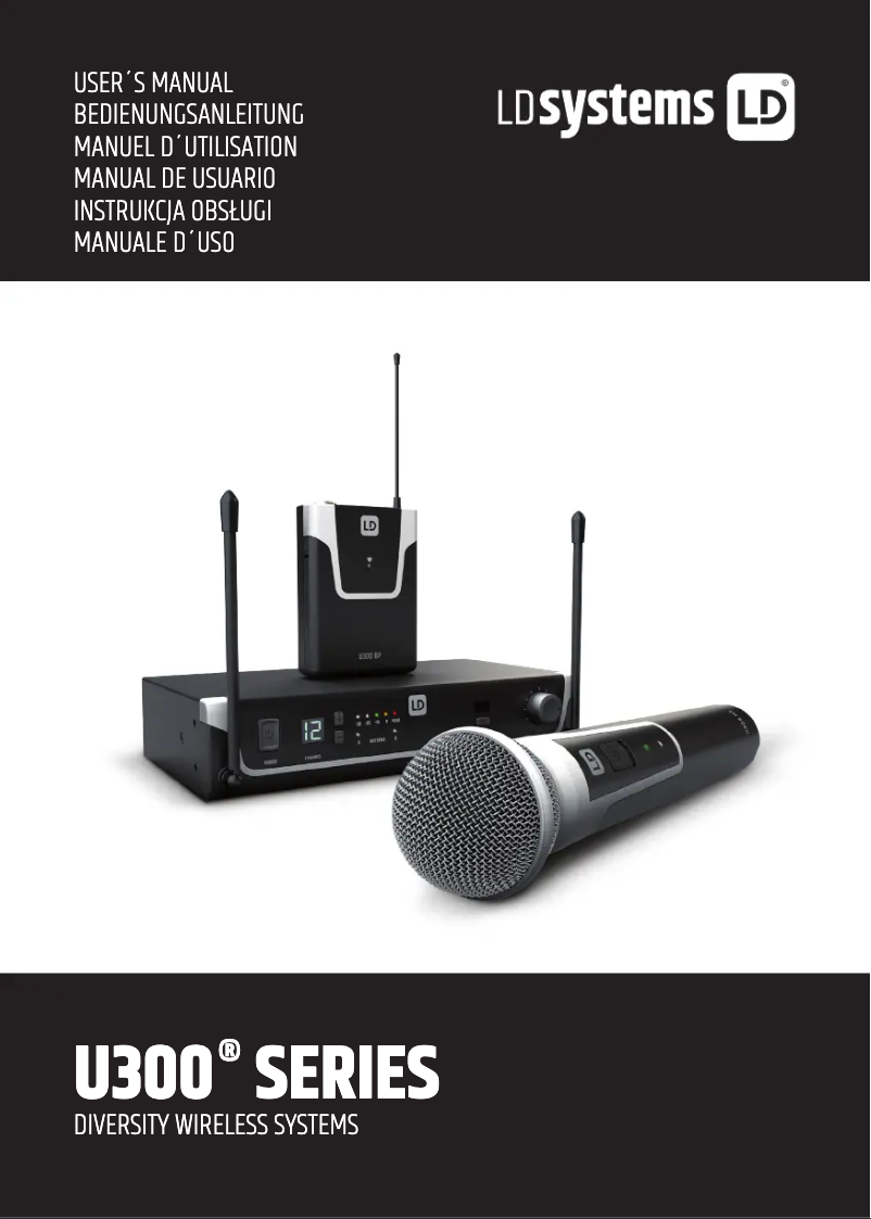 Page 1 de la notice Manuel utilisateur LD Systems U304.7 R