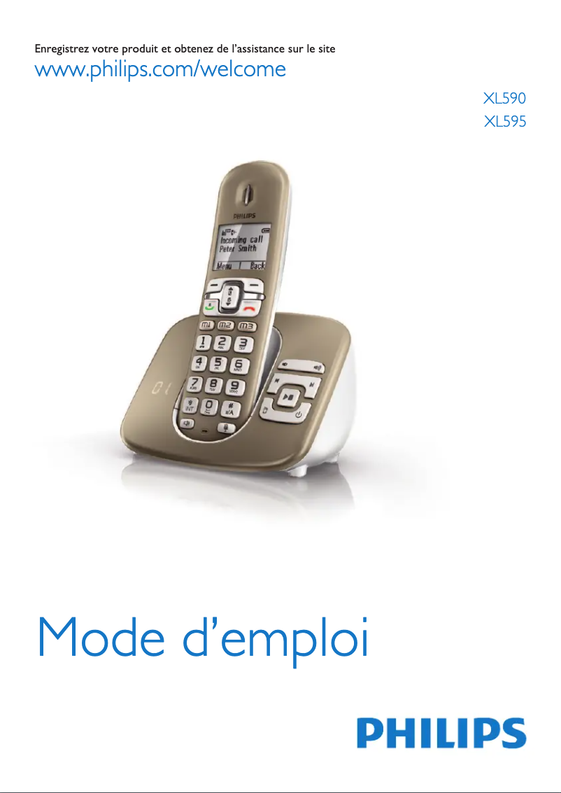 Página 1 del manual Manual de usuario Philips SoClear XL5951C