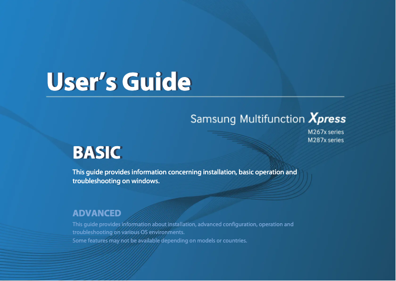Página 1 del manual Manual de usuario Samsung Xpress SL-M2875FD