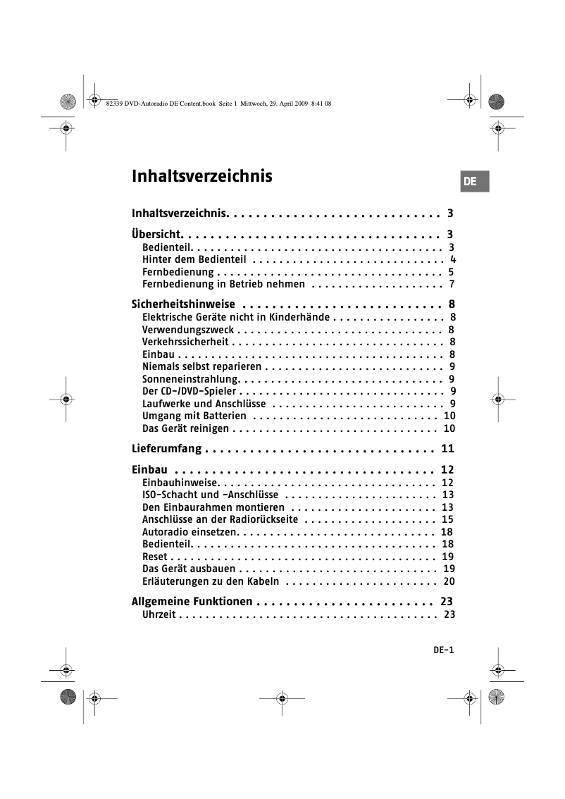 Page 1 de la notice Manuel utilisateur Medion P 62010
