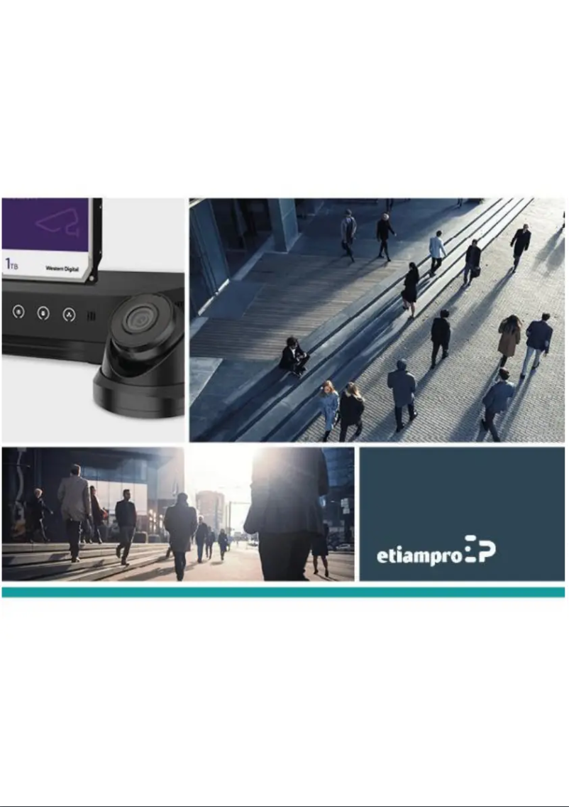 Página 1 del manual Información de garantía EtiamPro EDVR208