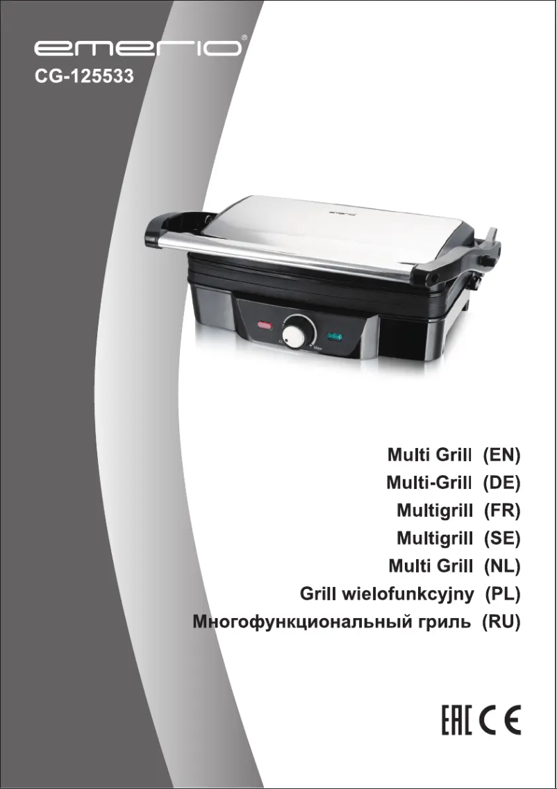 Página 1 del manual Manual de usuario Emerio CG-125533