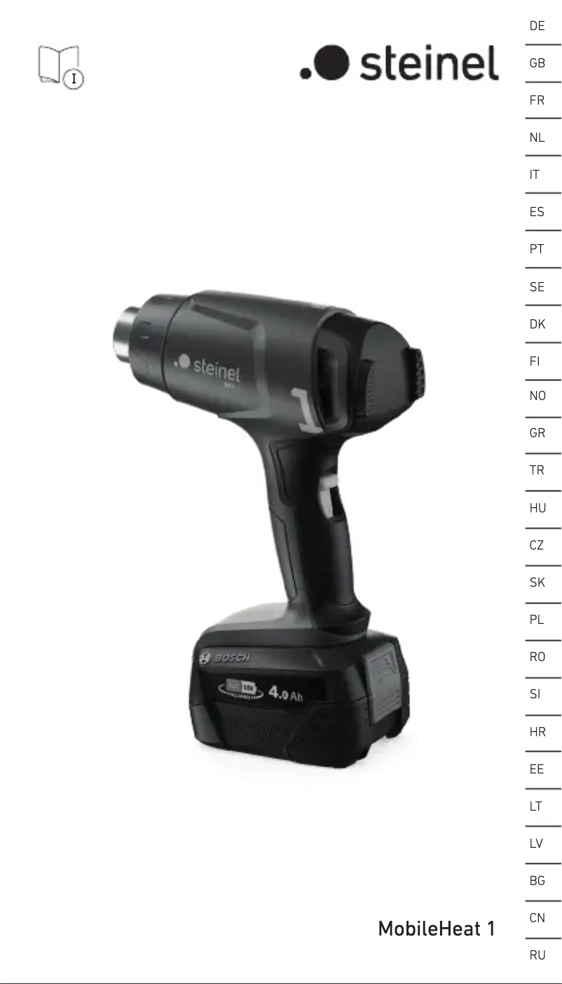 Page 1 de la notice Manuel utilisateur Steinel MobileHeat 1