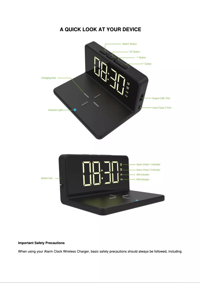 Page 1 de la notice Manuel utilisateur Platinet PAC5