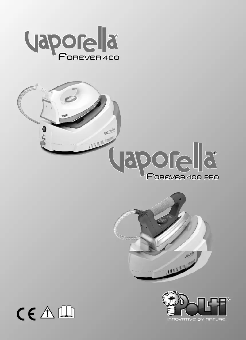 Page 1 de la notice Manuel utilisateur Polti Vaporella Forever 400