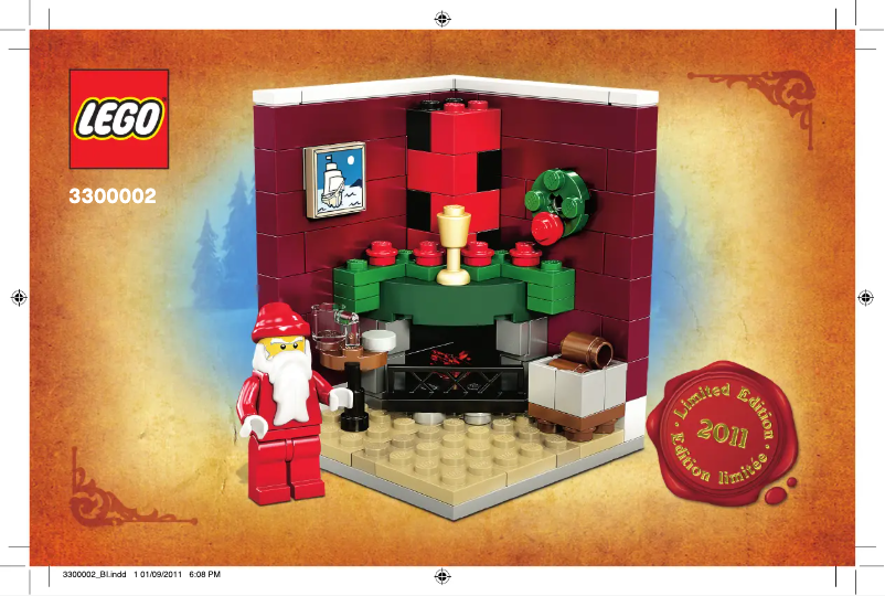 Page 1 de la notice Manuel utilisateur Lego Fire Place Scene
