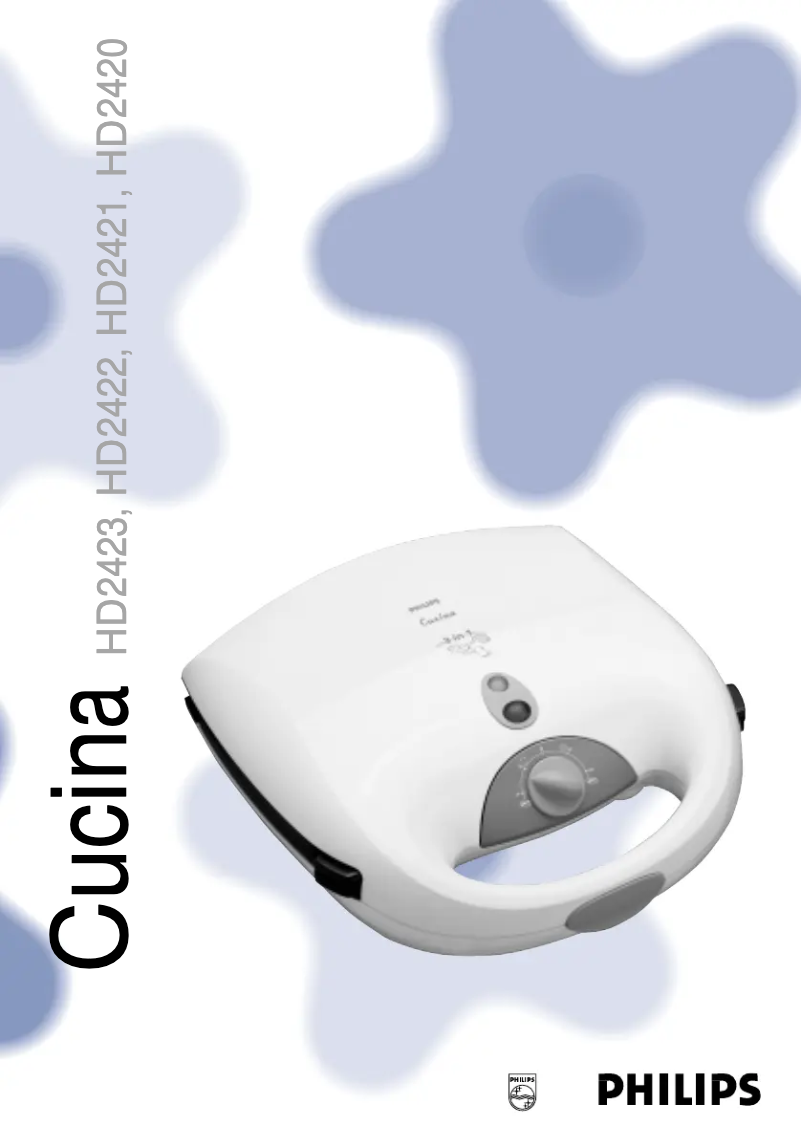 Page n°1 - Manuel utilisateur Philips Cucina HD2423