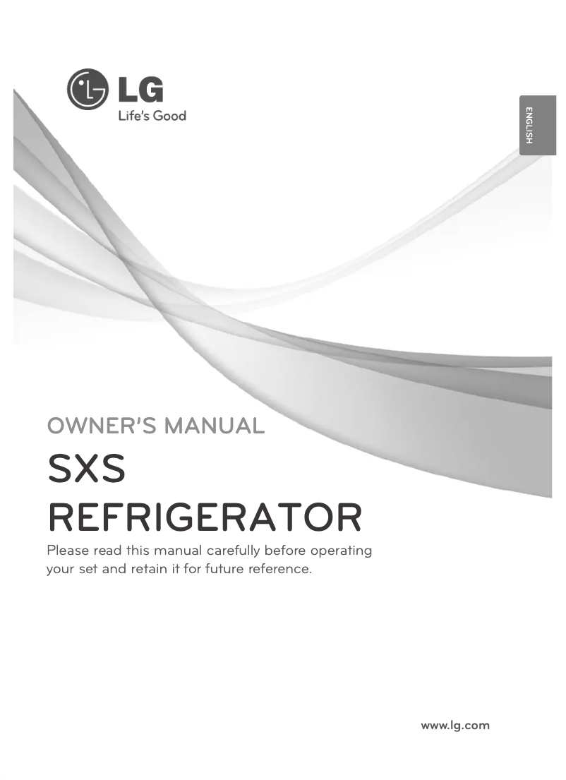 Page 1 de la notice Manuel utilisateur LG GS5264SWJZ