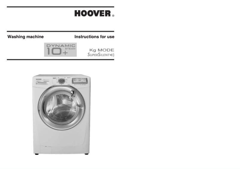 Page 1 de la notice Manuel utilisateur Hoover HWB 2402DN1