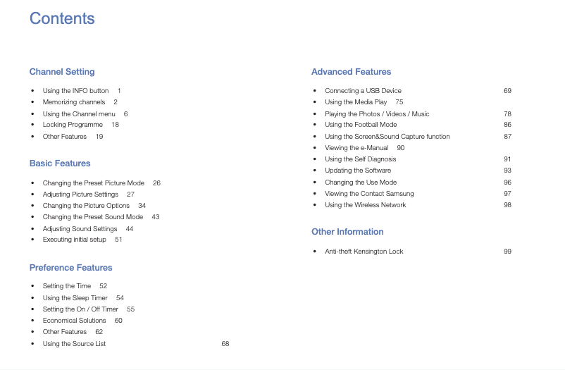 Página 1 del manual Manual de usuario Samsung UA32H4100AJ