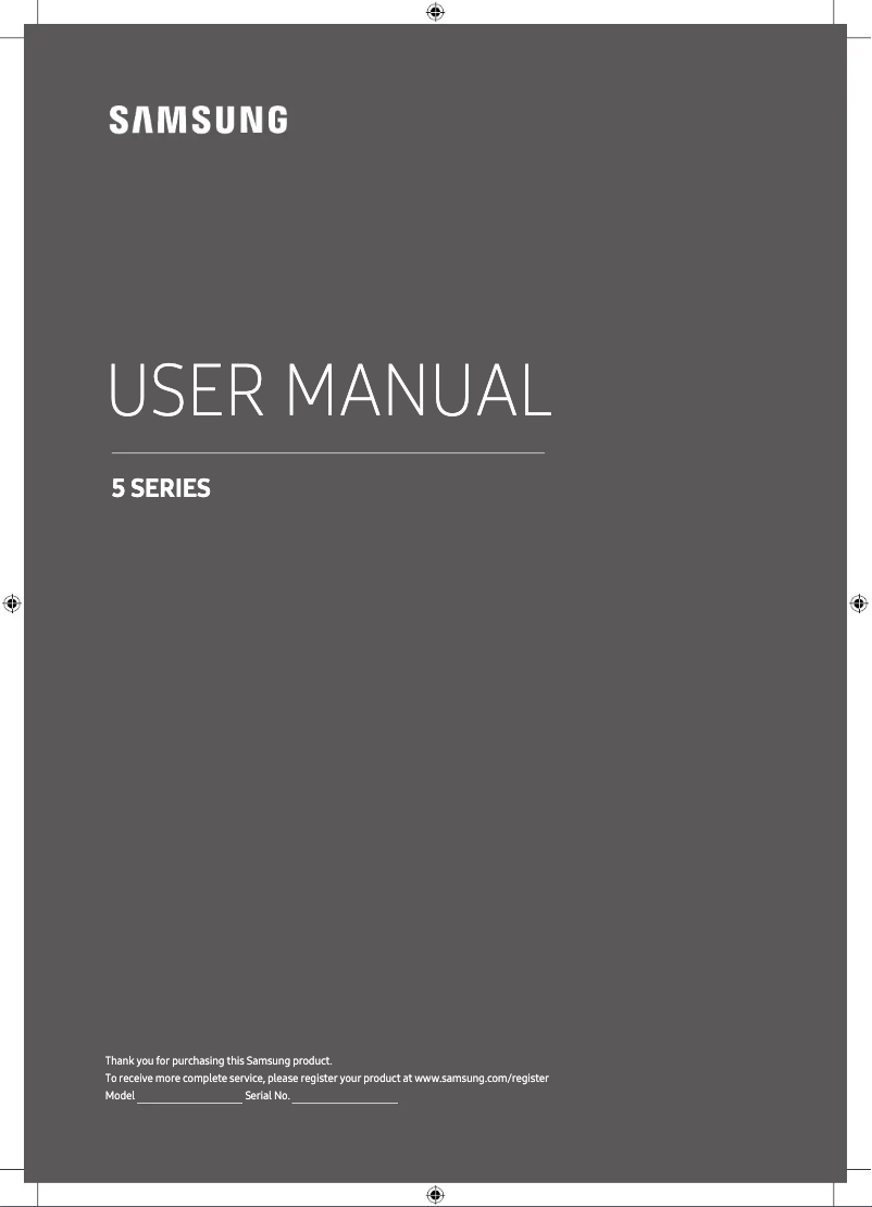 Page 1 of the manual User Manual Samsung UE49M5500AK
