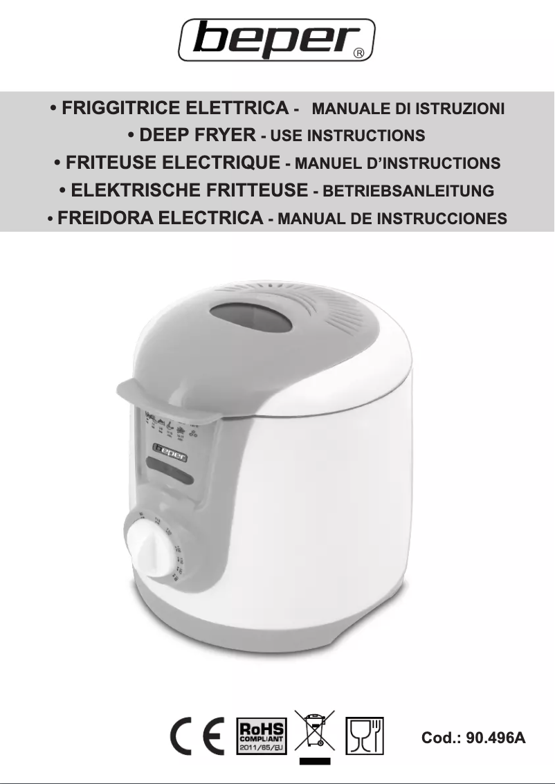 Page 1 de la notice Manuel utilisateur Beper 90.496A