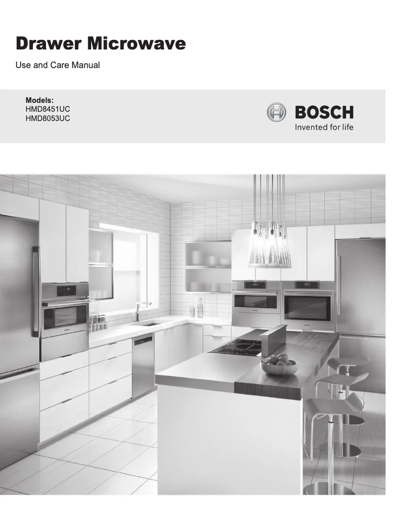 Página 1 del manual Manual de uso y mantenimiento Bosch HMD8053UC