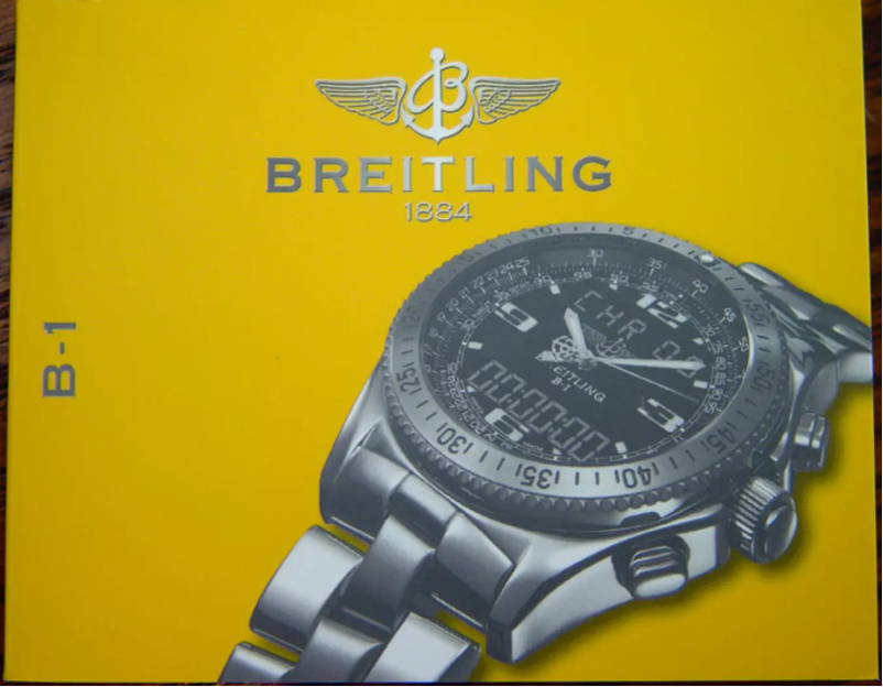 Página 1 del manual Manual de usuario Breitling B-1