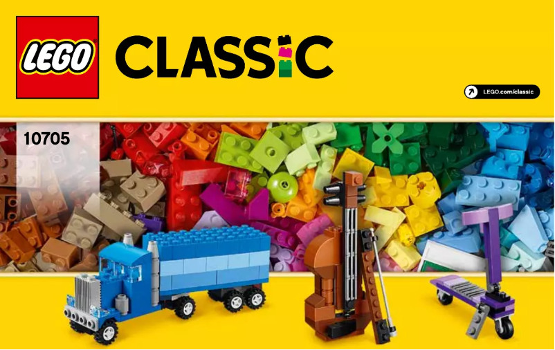 Page 1 de la notice Manuel utilisateur Lego Creative Building Basket