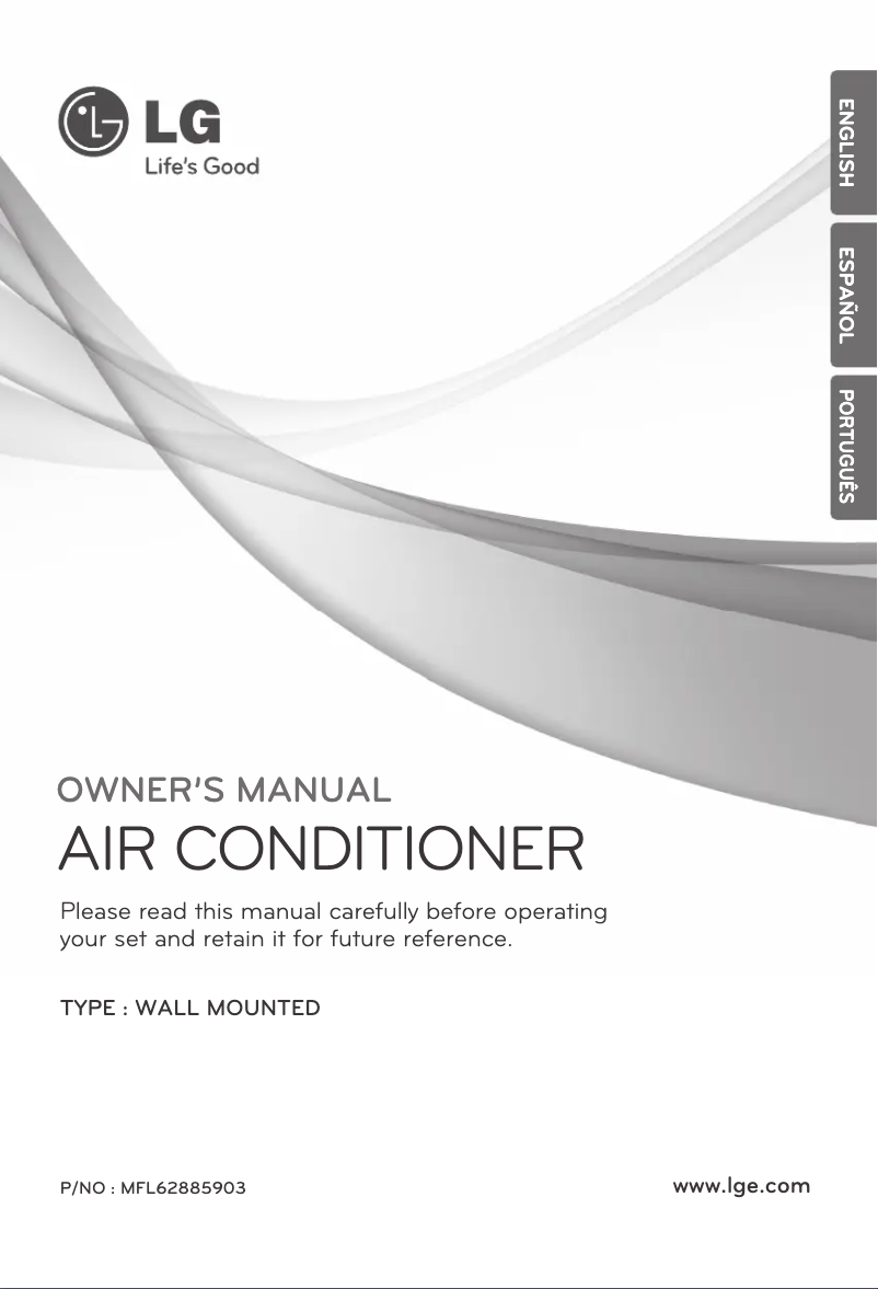 Page 1 of the manual User Manual LG ASNW092HDW0