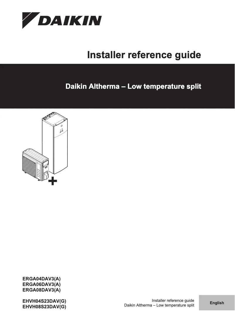 Página 1 del manual Manual de usuario Daikin Altherma 3 R