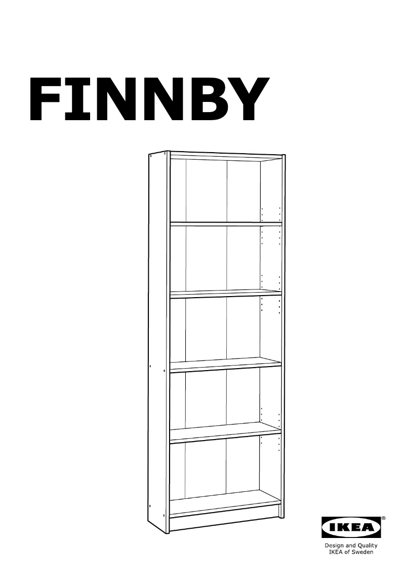 Page 1 de la notice Mode d'emploi Ikea FINNBY