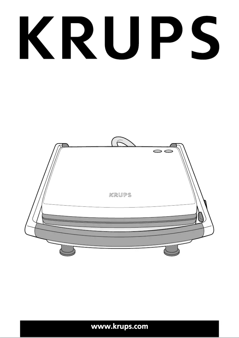 Page 1 de la notice Manuel utilisateur Krups FDE312