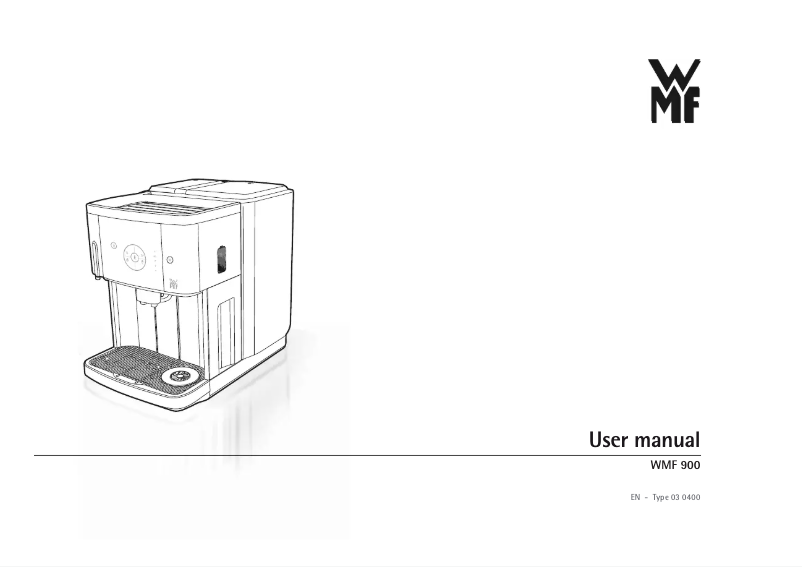 Page 1 de la notice Manuel utilisateur WMF 900