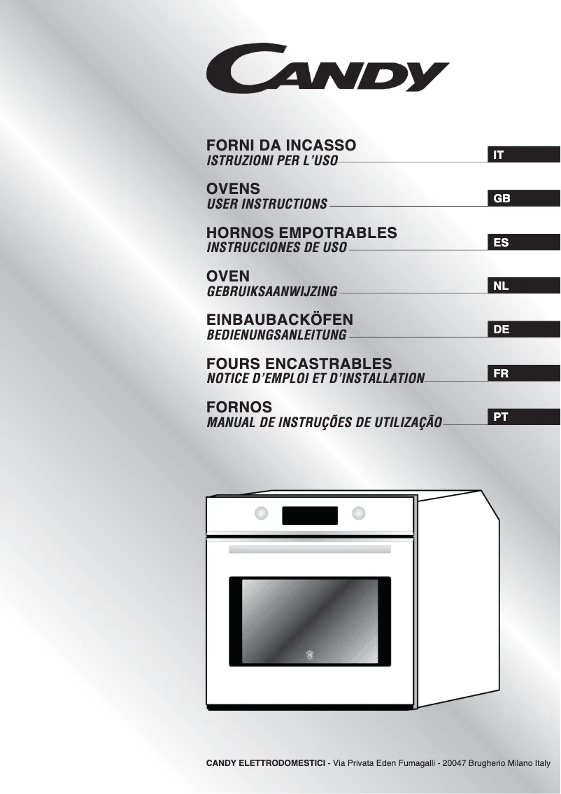Page 1 of the manual User Manual Candy FS 866 AQUA