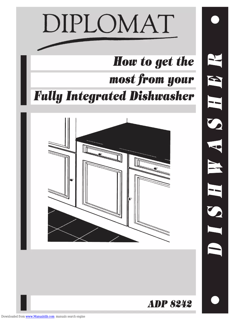 Page 1 de la notice Manuel utilisateur Diplomat ADP 8242