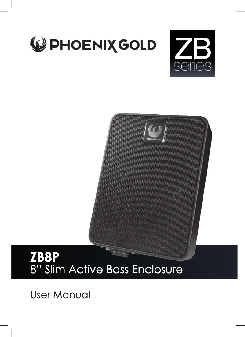 Page 1 de la notice Manuel utilisateur Phoenix Gold ZB8P