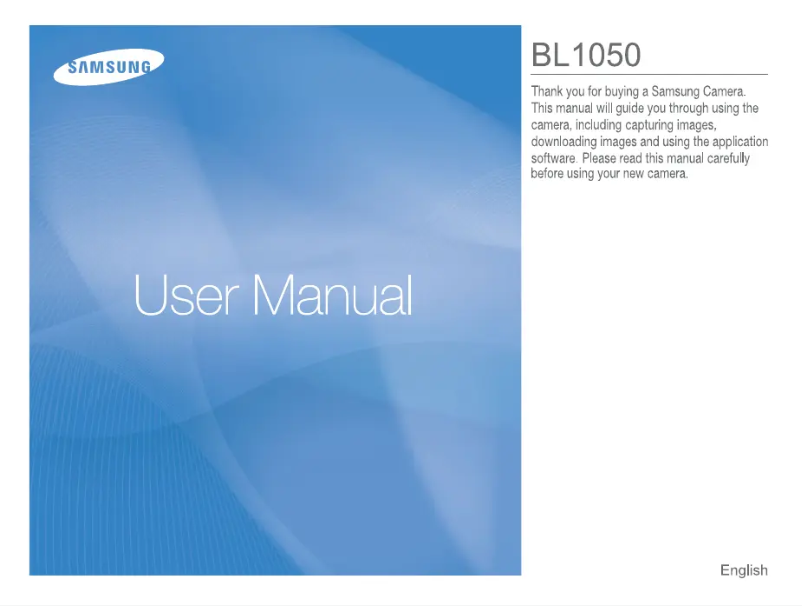 Página 1 del manual Manual de usuario Samsung BL1050