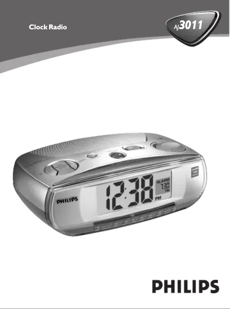 Página 1 del manual Manual de usuario Philips AJ3011