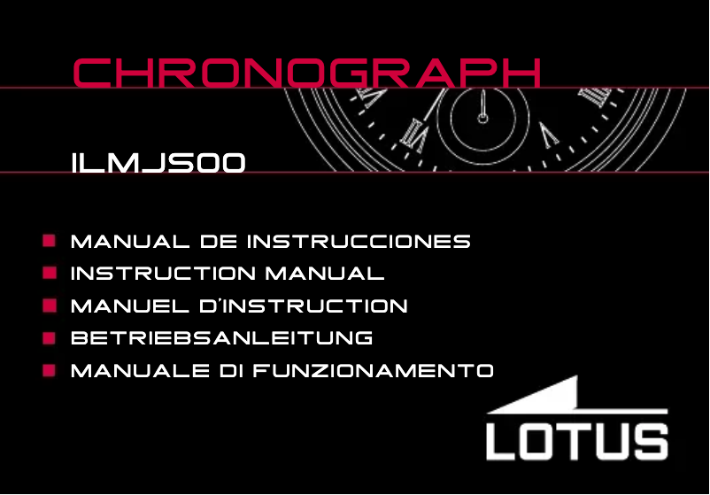 Page 1 de la notice Manuel utilisateur Lotus 10121